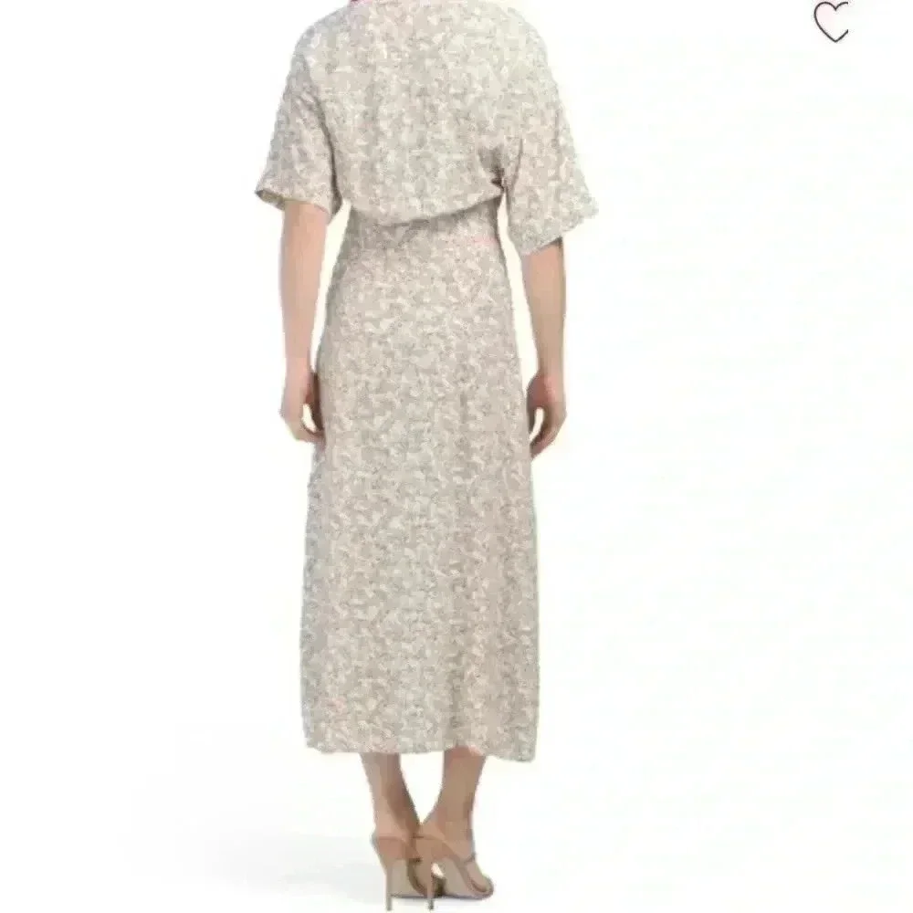 Zara Elbow Sleeve Printed Dress - Picture 2 of 10